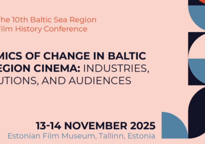 X Läänemeremaade filmiajaloo konverents 13.-14. novembril Filmimuuseumis