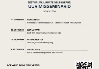 EFUS UURIMISSEMINARI SÜGISHOOAEG